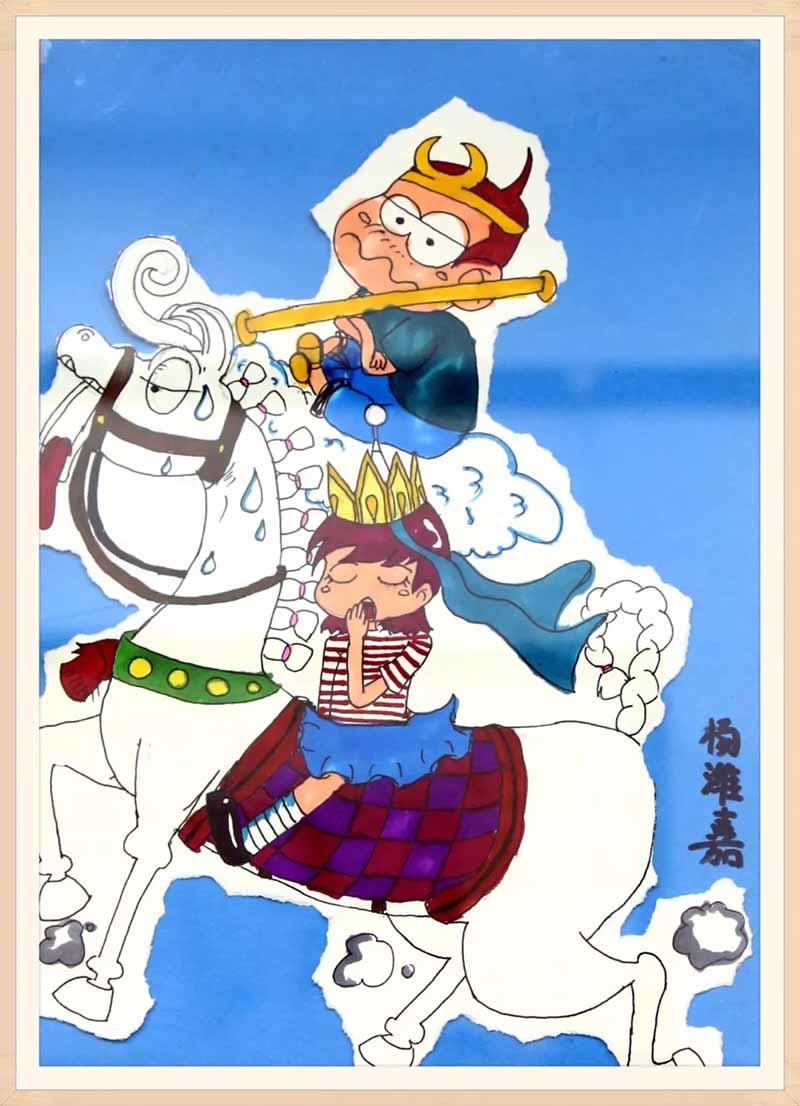 希望美术教育杨潍嘉个人美术作品