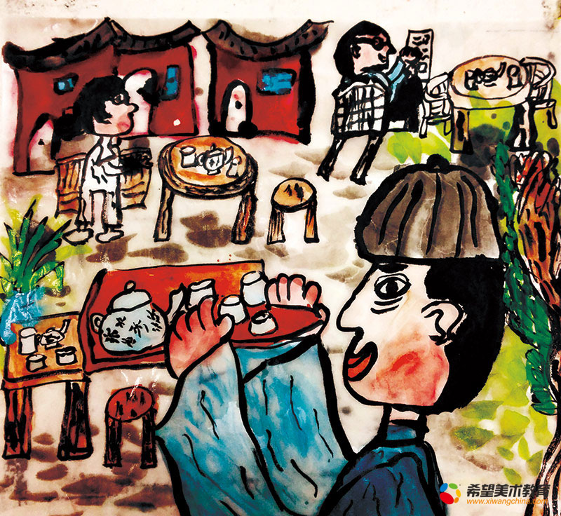 姜子墨《茶馆》