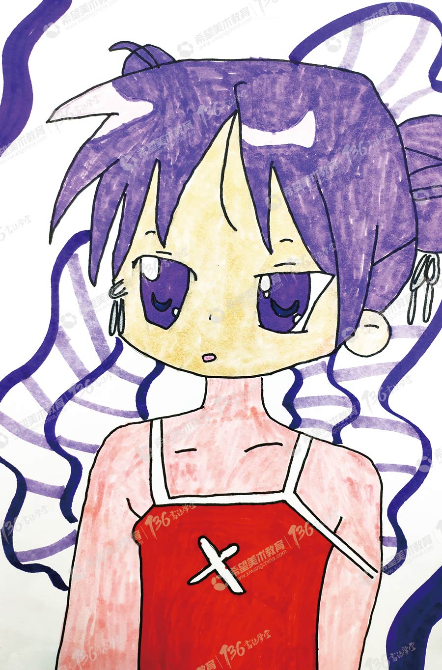 少儿创意动漫画作品