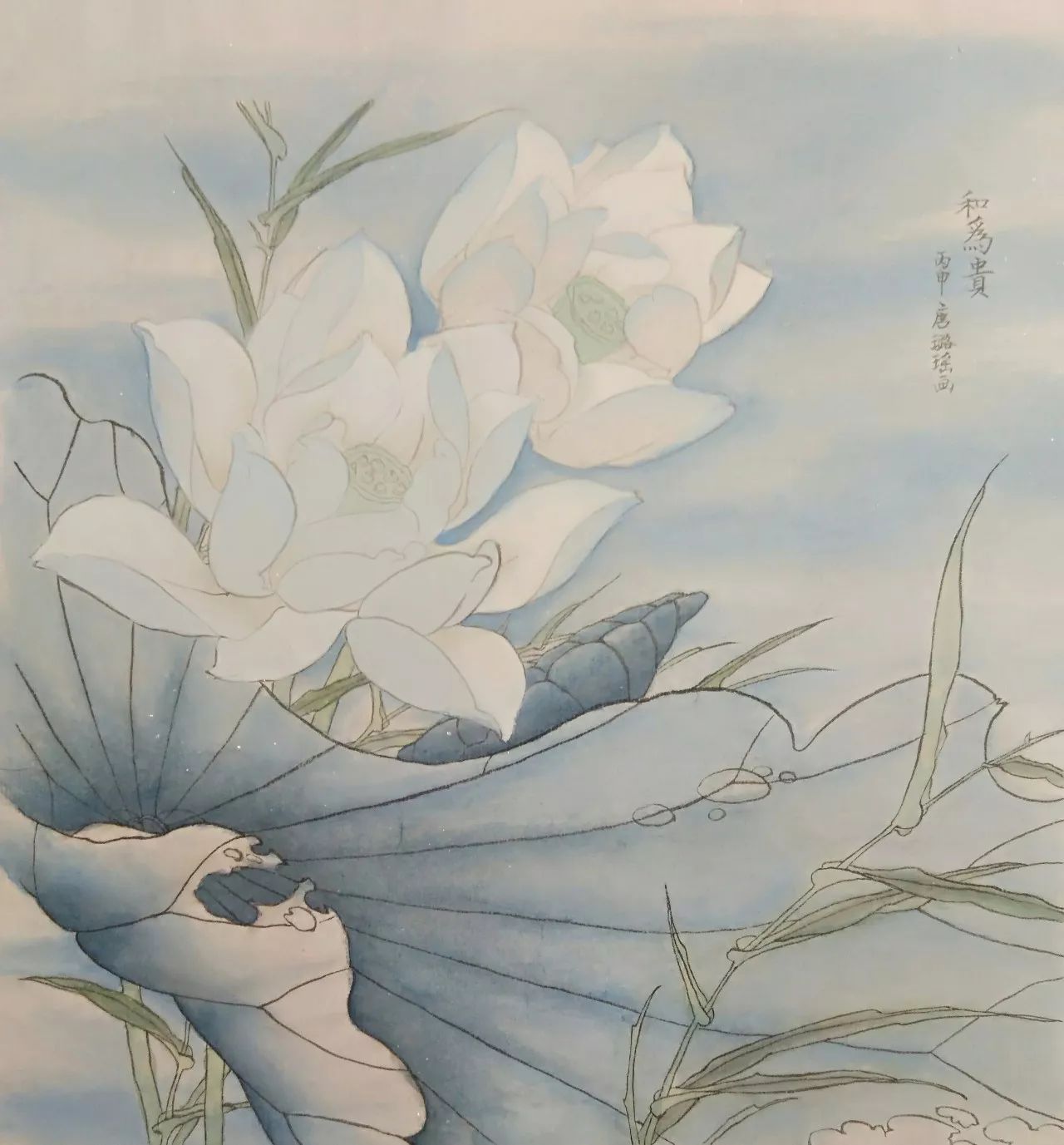 希望美术教育儿童美术作品《和为贵》 希望美术教育儿童美术作品《和为贵》