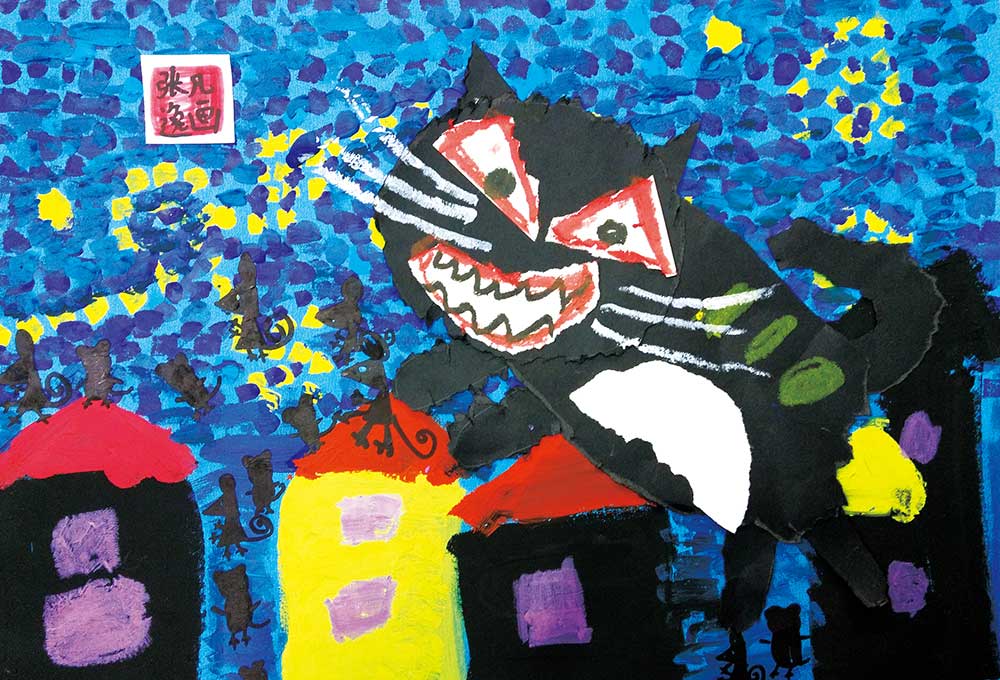 猫和老鼠儿童故事画：黑夜守卫者