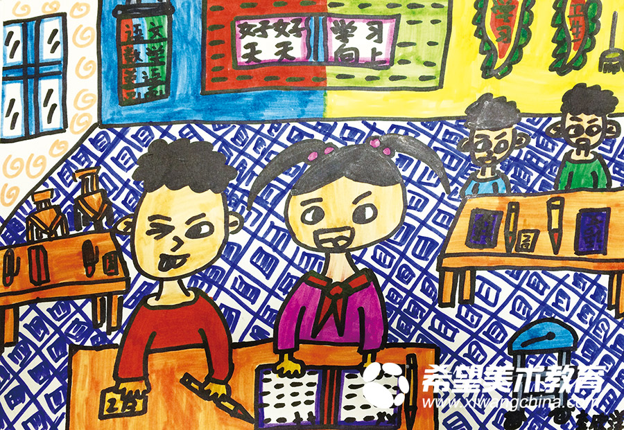 希望美术教育少儿美术作品