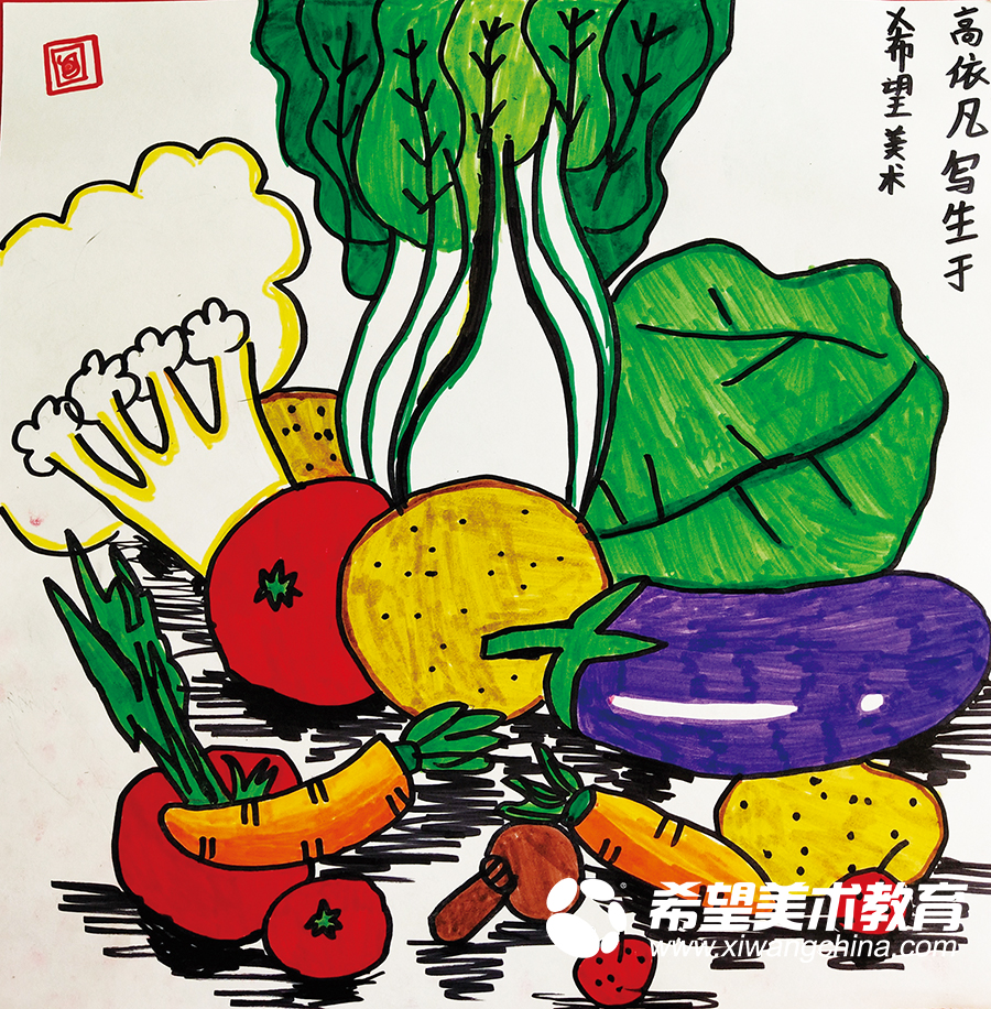 希望美术教育少儿美术作品