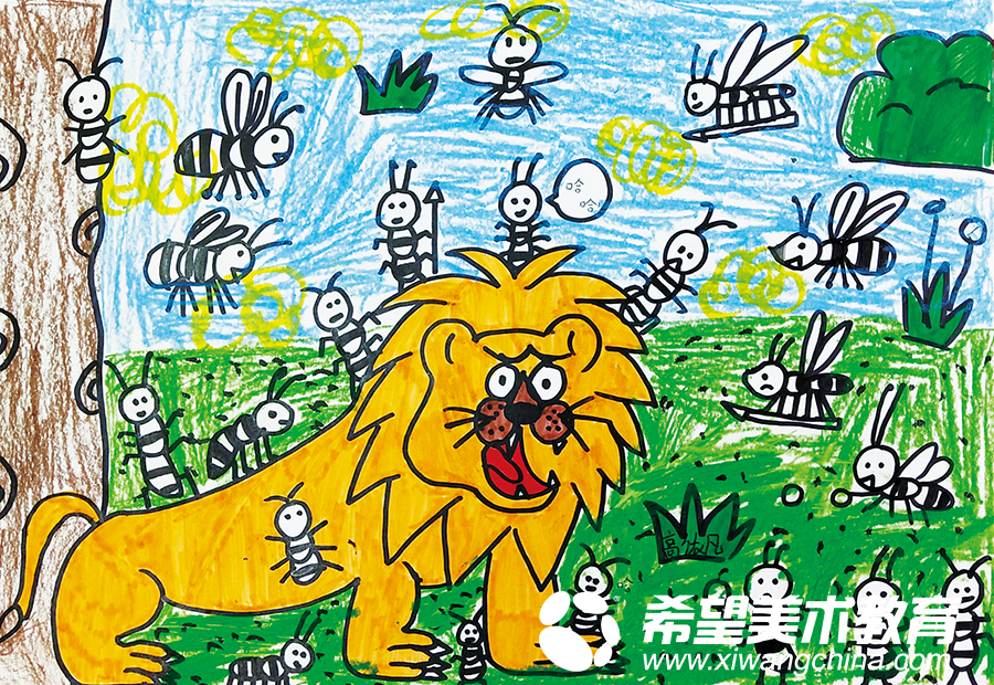 希望美术教育少儿美术作品