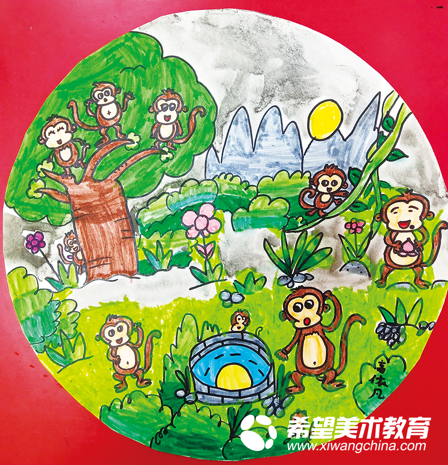 希望美术教育少儿美术作品