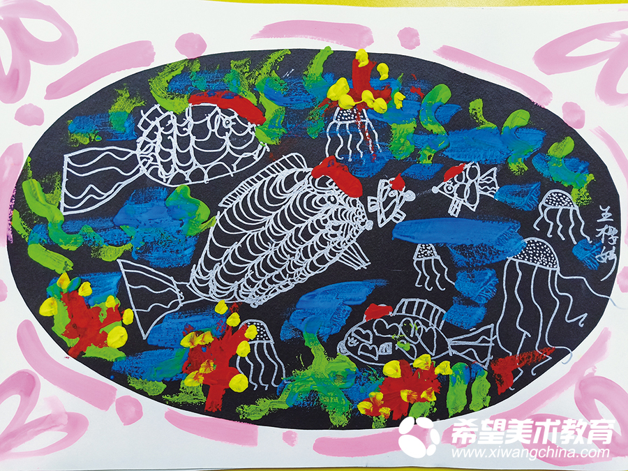 希望美术教育少儿美术作品