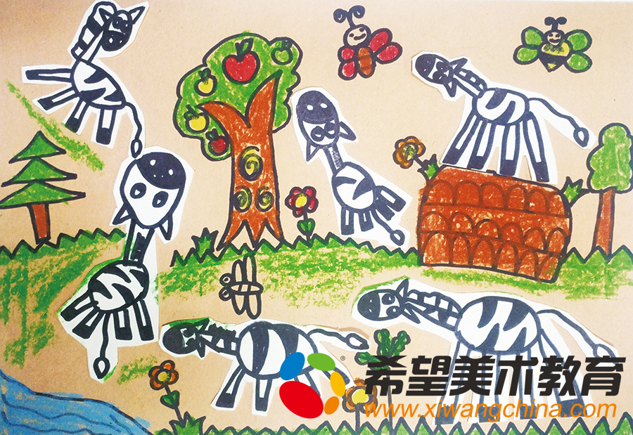 希望美术教育少儿美术作品