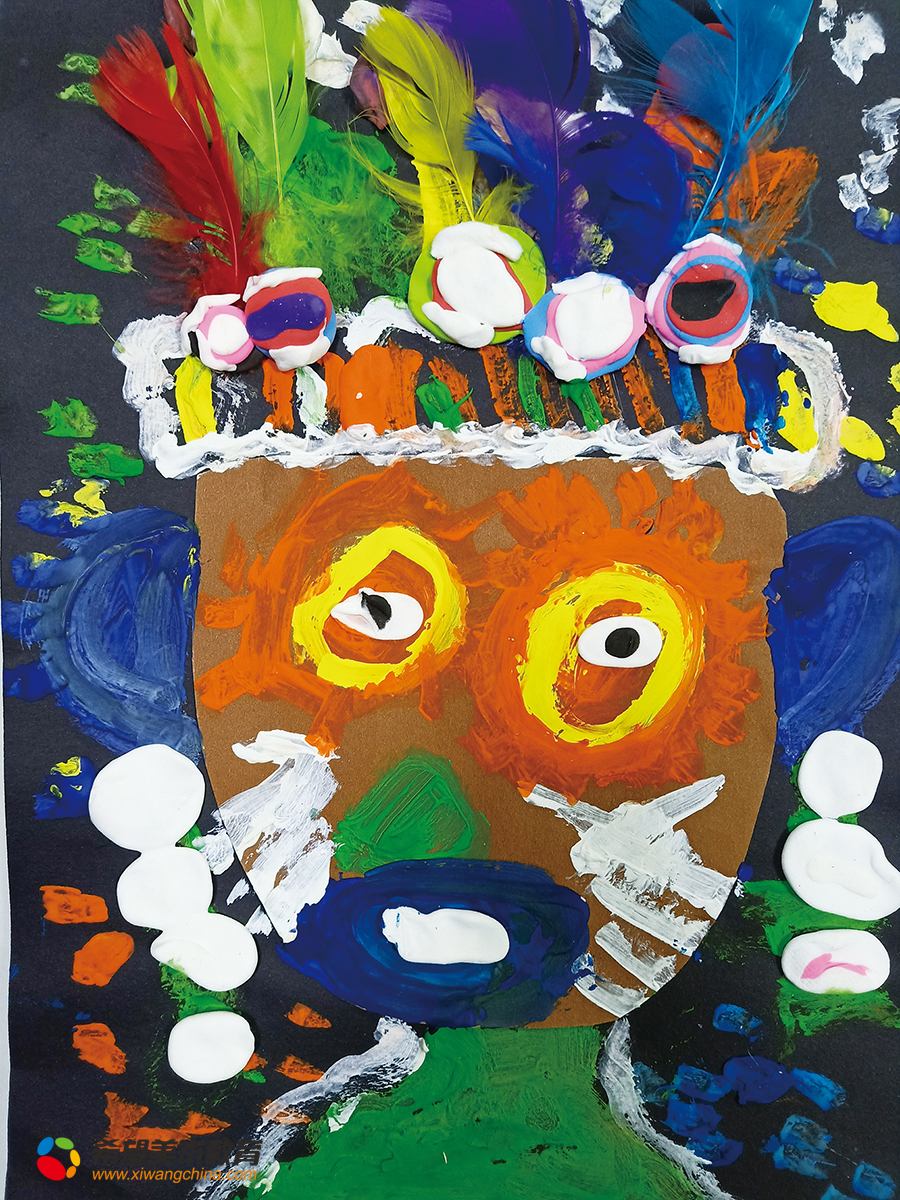 希望美术教育少儿美术作品贴画