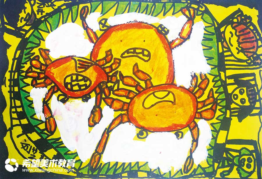 希望美术教育少儿美术作品
