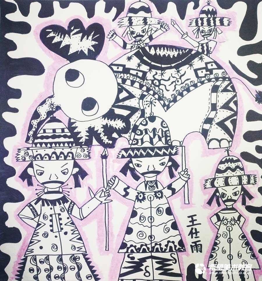 希望美术教育少儿美术作品