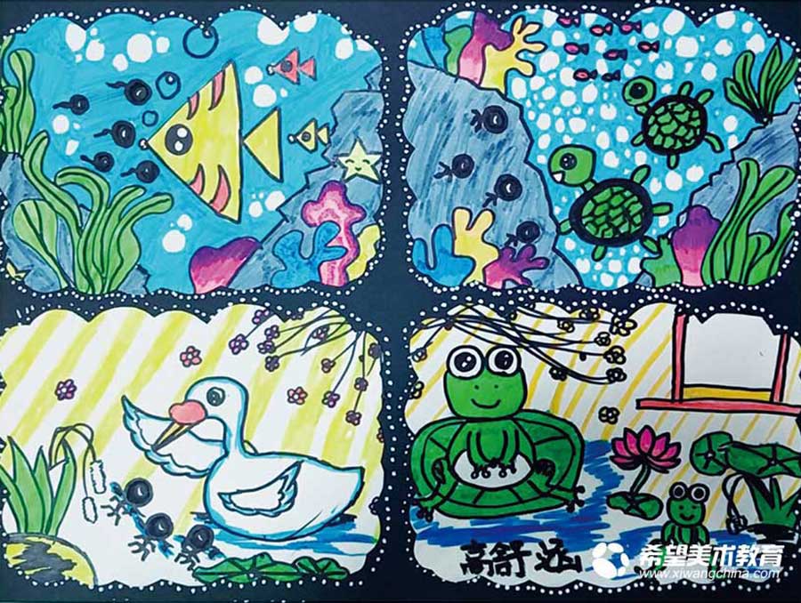 希望美术教育少儿美术作品