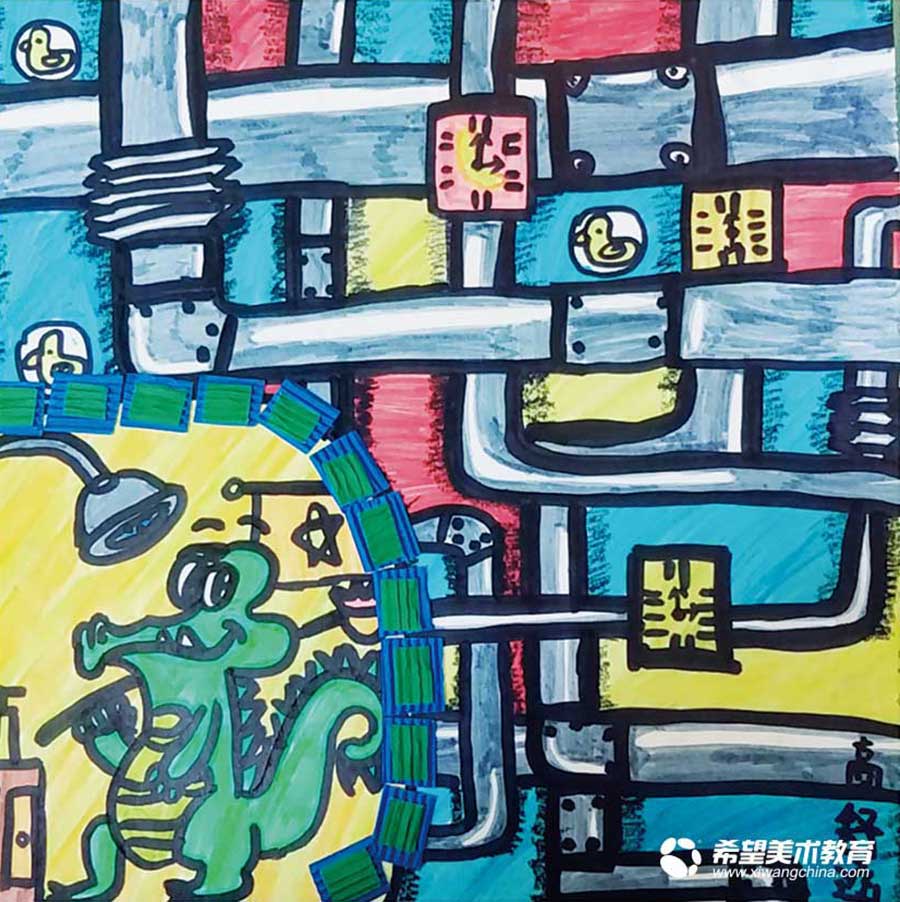 希望美术教育少儿美术作品