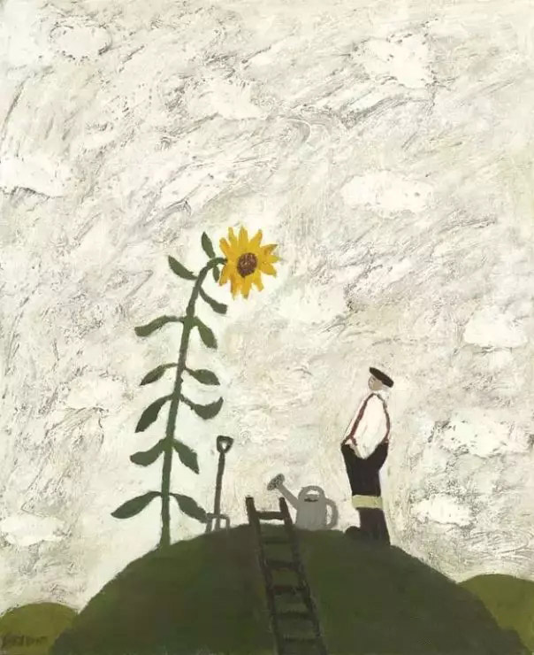 英国插画师笔下胖爷爷的风花雪月