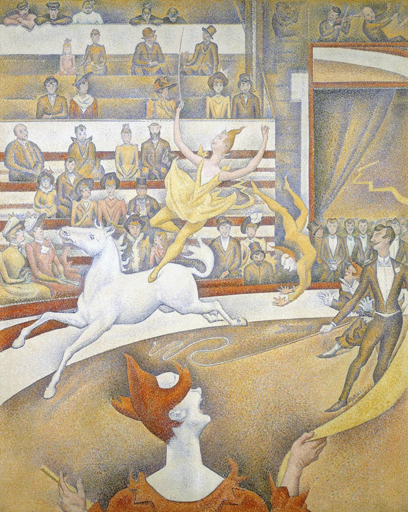 乔治·修拉世界名画欣赏《马戏团》