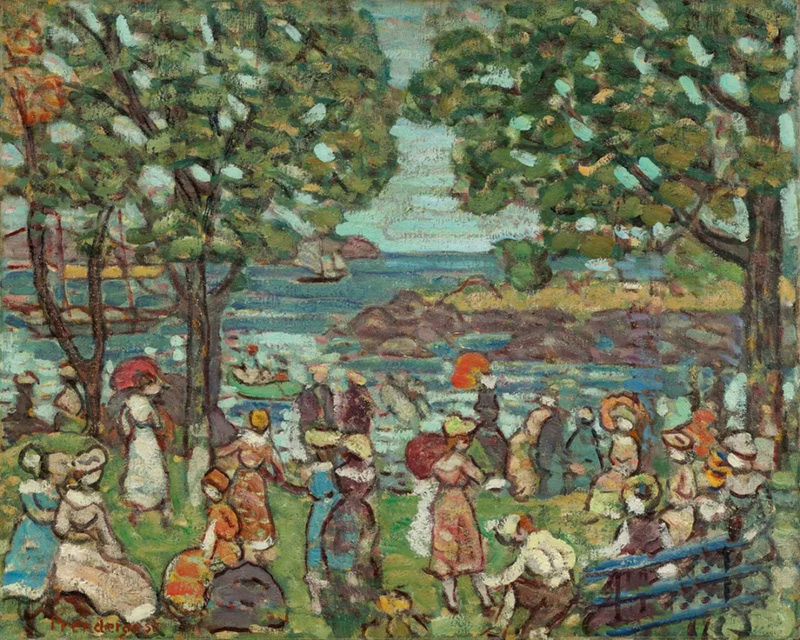 世界名画《塞勒姆湾》