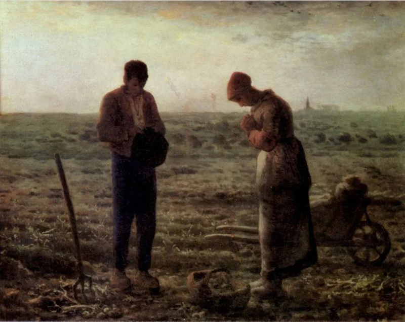 让·弗朗索瓦·米勒世界名画《晚祷》.jpg