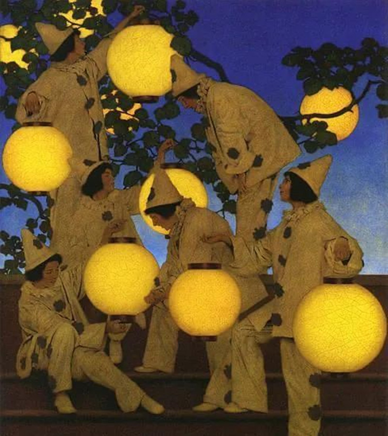 马科斯菲尔德·帕里斯世界名画《提灯笼的人》.jpg