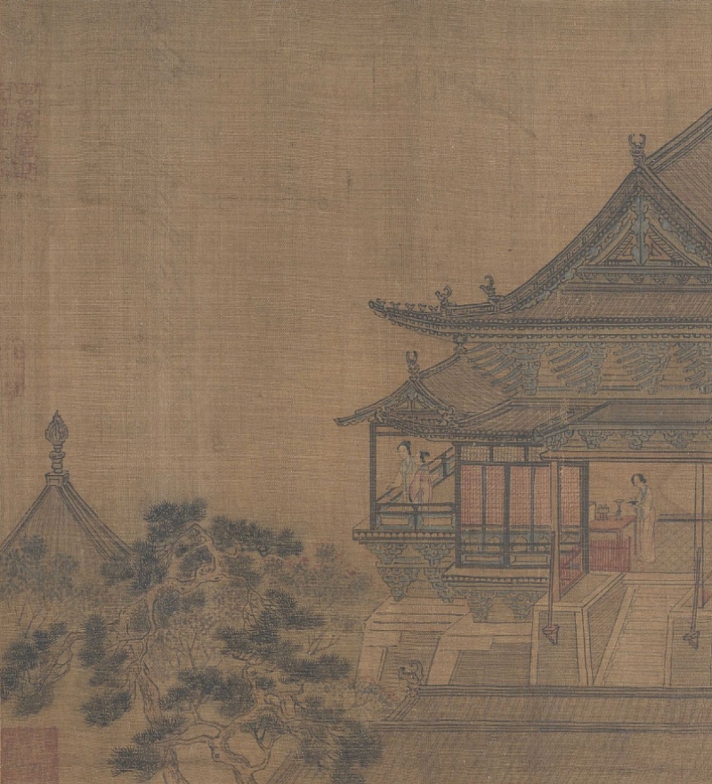 王诜世界名画《飞阁延风图》.jpg