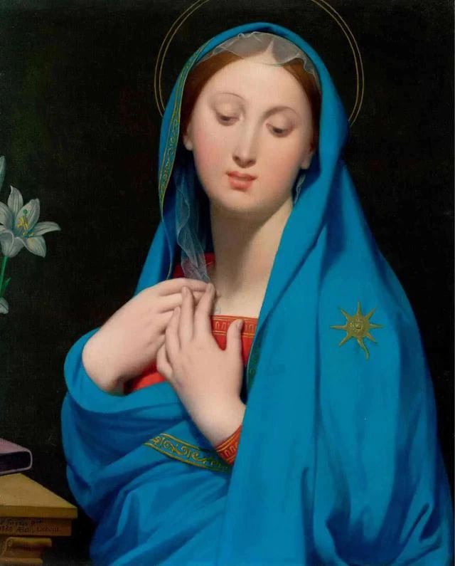加埃塔诺·普雷维亚蒂世界名画《百合圣母》.jpg