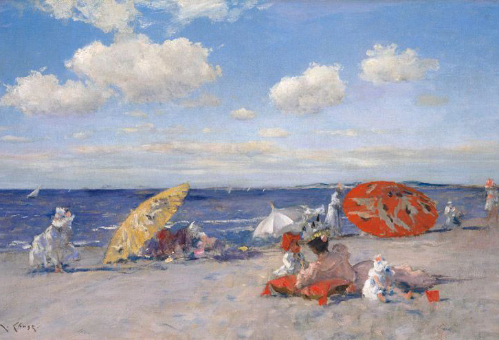 【名画赏析】切斯 -《海边》